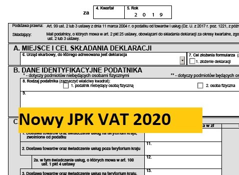 JPK_VAT - ważna zmiana podatkowa!